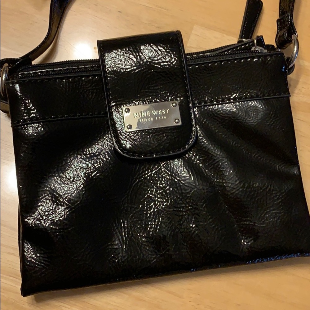 Nine West patent crossbody